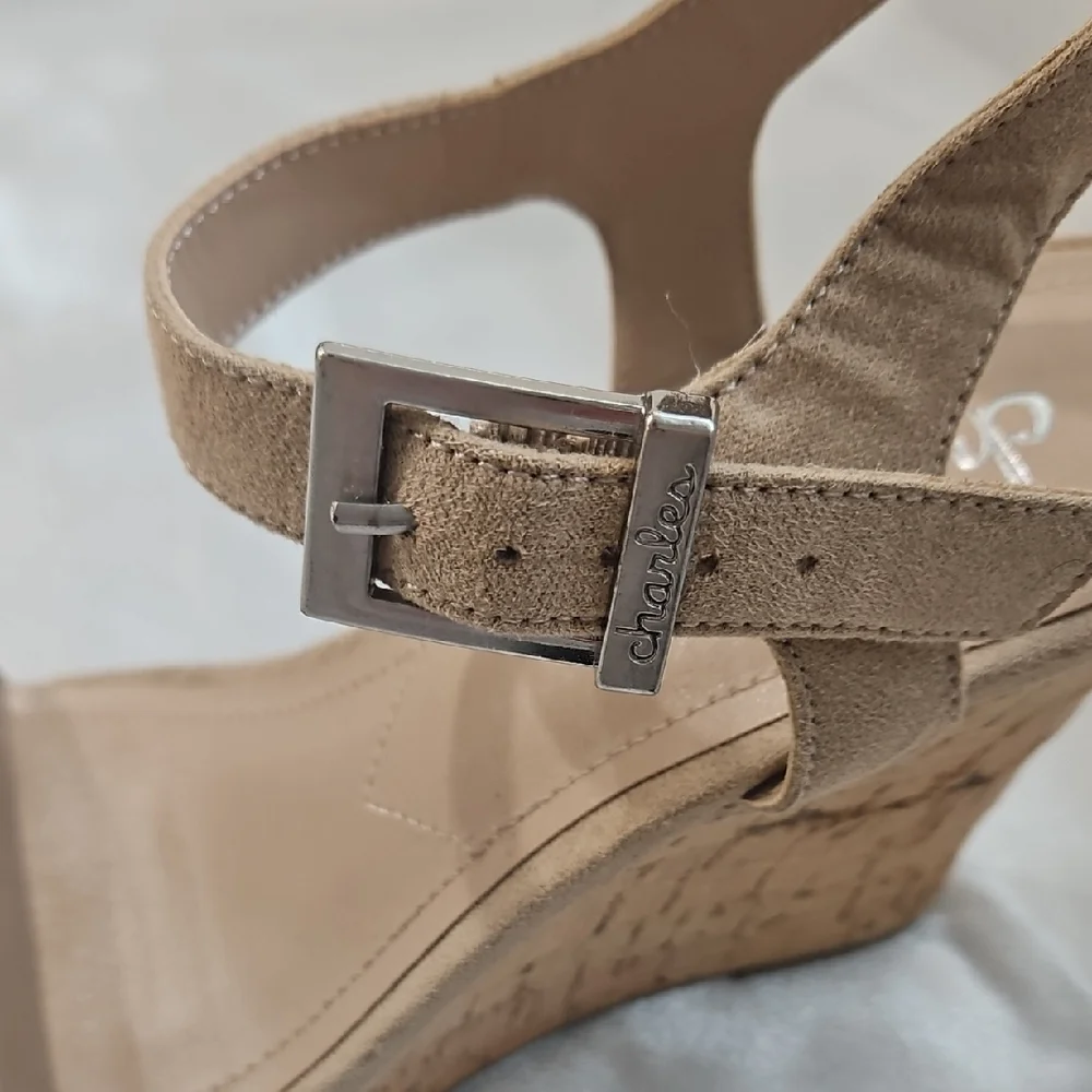 Charles By Charles David Tan Wedge Sandals - Picture 5 of 8